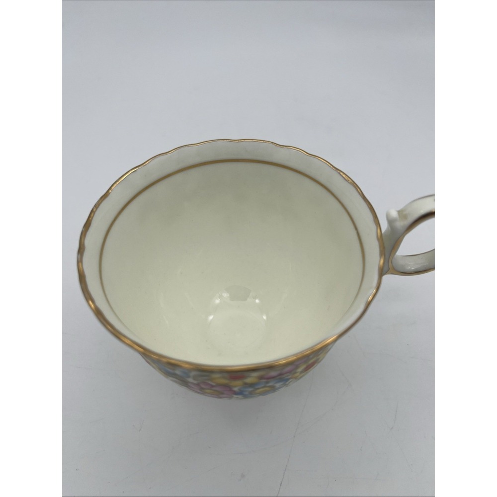 1928‎ Delphine China Tea Cup & Saucer-full size-mixed floral - Picture 8 of 10